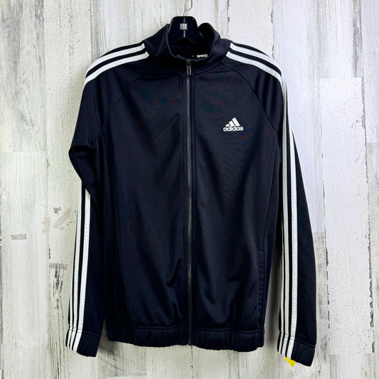 Athletic Jacket By Adidas In Black, Size: M