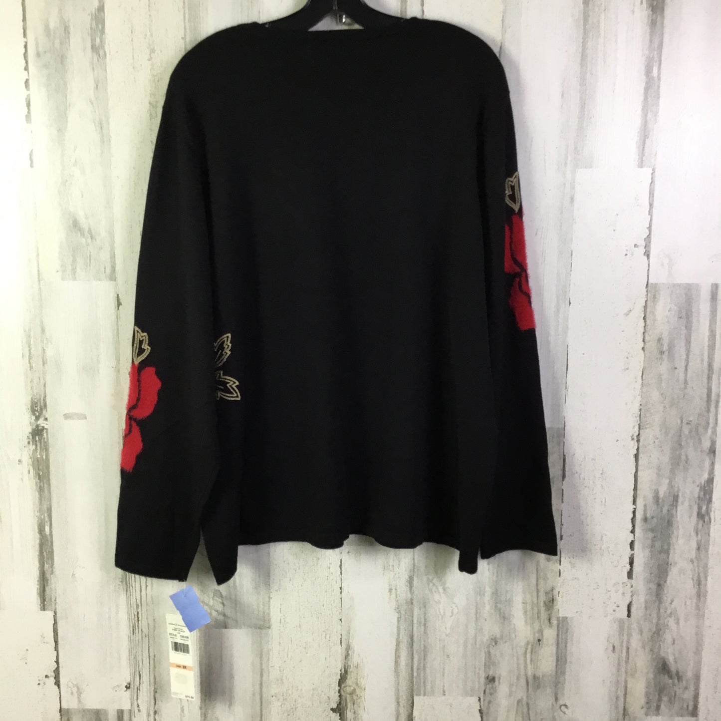 Sweater By Alfred Dunner In Black, Size: 2x