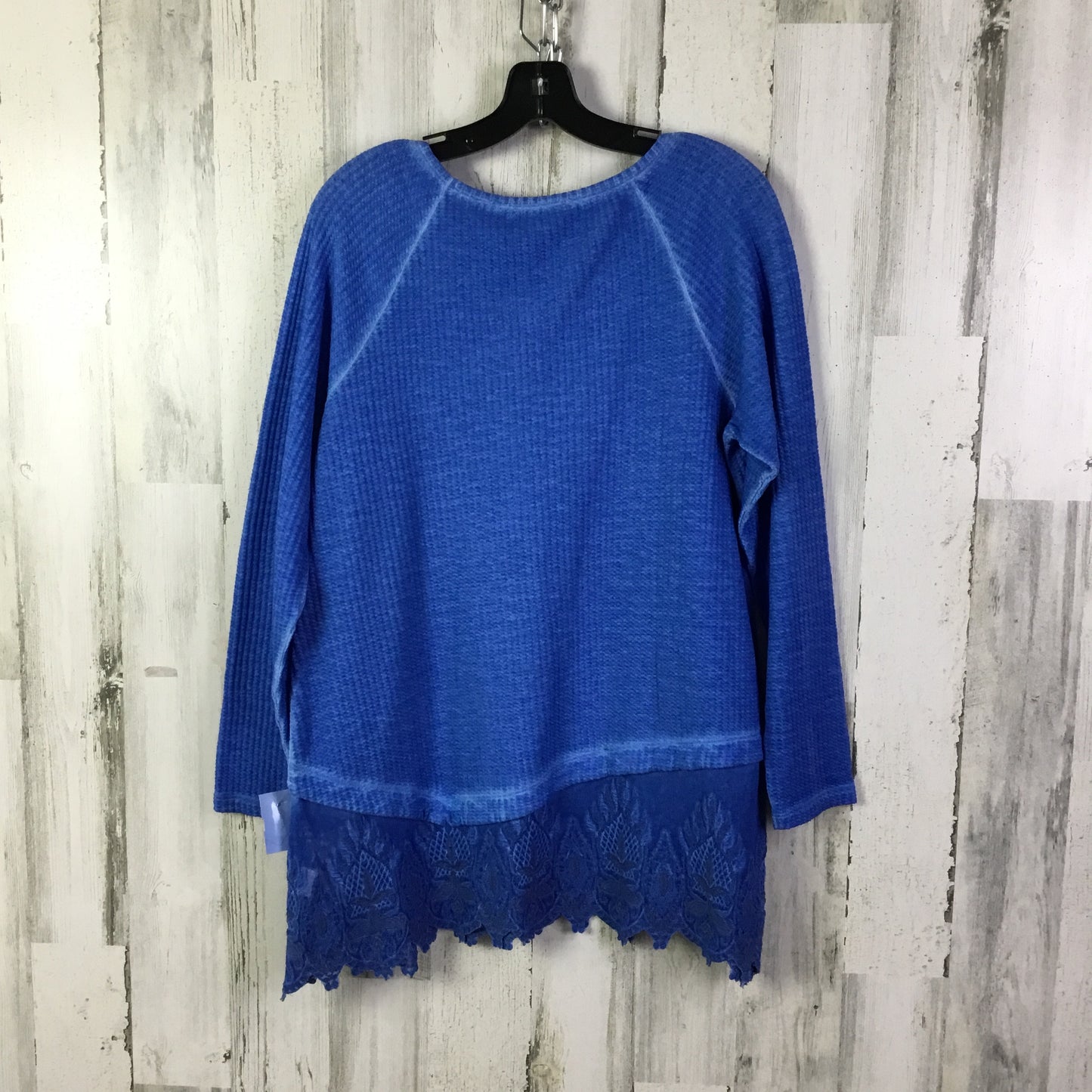 Top Long Sleeve By Soft Surroundings In Blue, Size: L