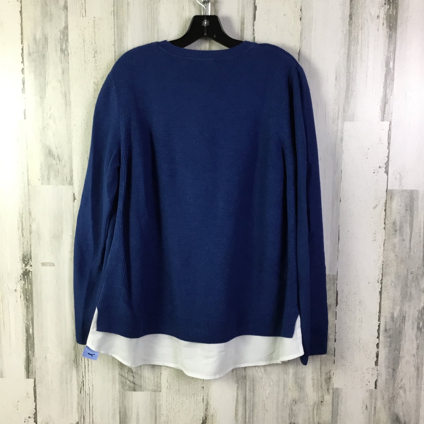 Sweater By Hilary Radley In Blue, Size: Xxl