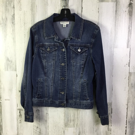 Jacket Denim By Style And Company In Blue Denim, Size: S