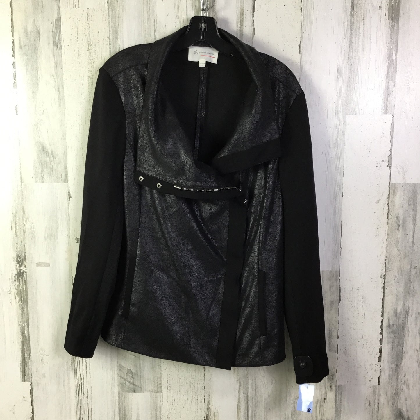 Jacket Moto By Two By Vince Camuto In Black, Size: L