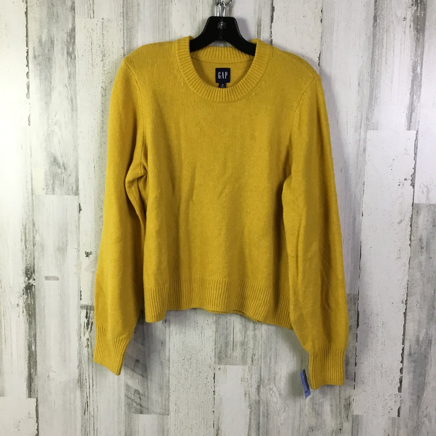 Sweater By Gap In Yellow, Size: M