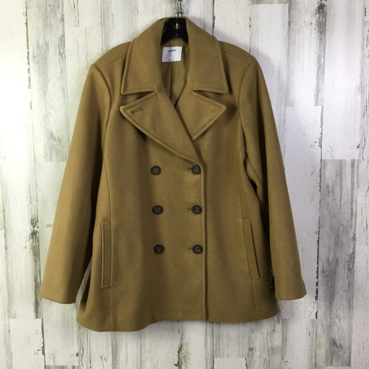 Coat Peacoat By Old Navy In Tan, Size: Xl