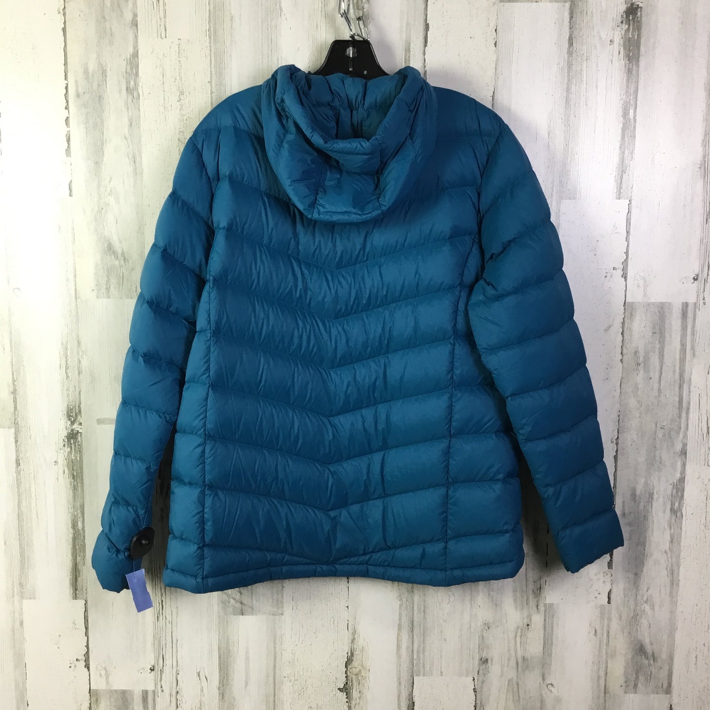 Coat Puffer & Quilted By Eddie Bauer In Blue, Size: Xl