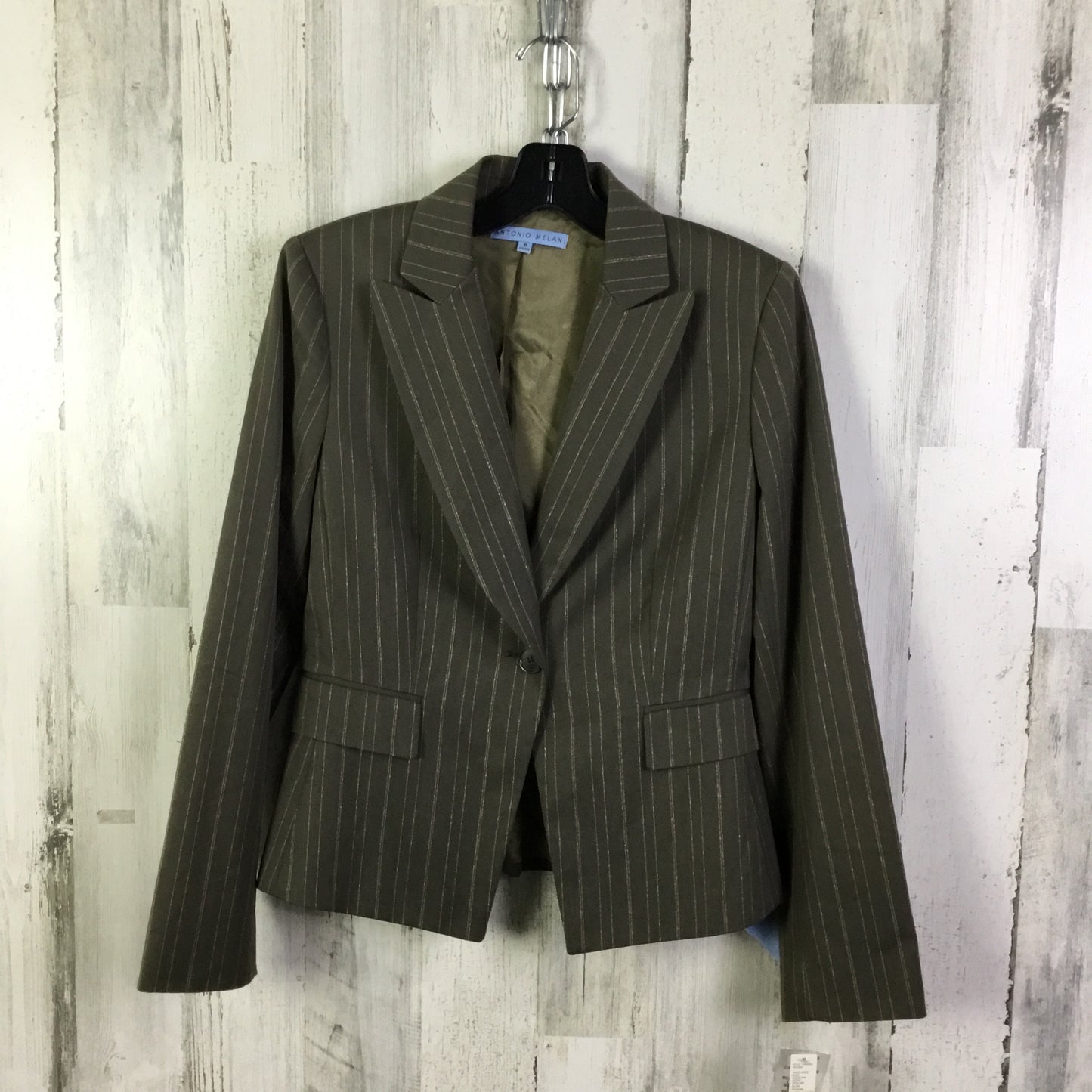 Blazer By Antonio Melani In Taupe, Size: S