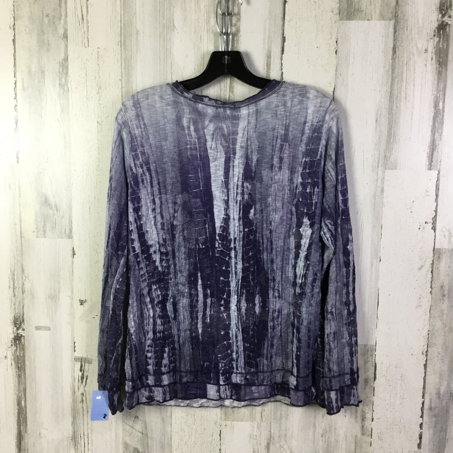 Top Long Sleeve Basic By David Cline In Blue, Size: L