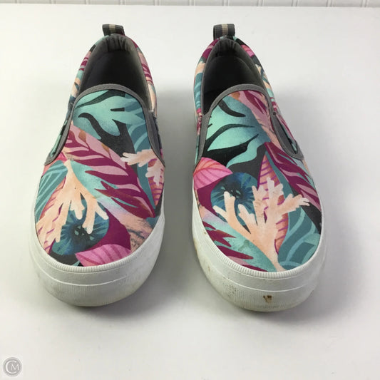 Shoes Flats By Sperry In Floral Print, Size: 8.5