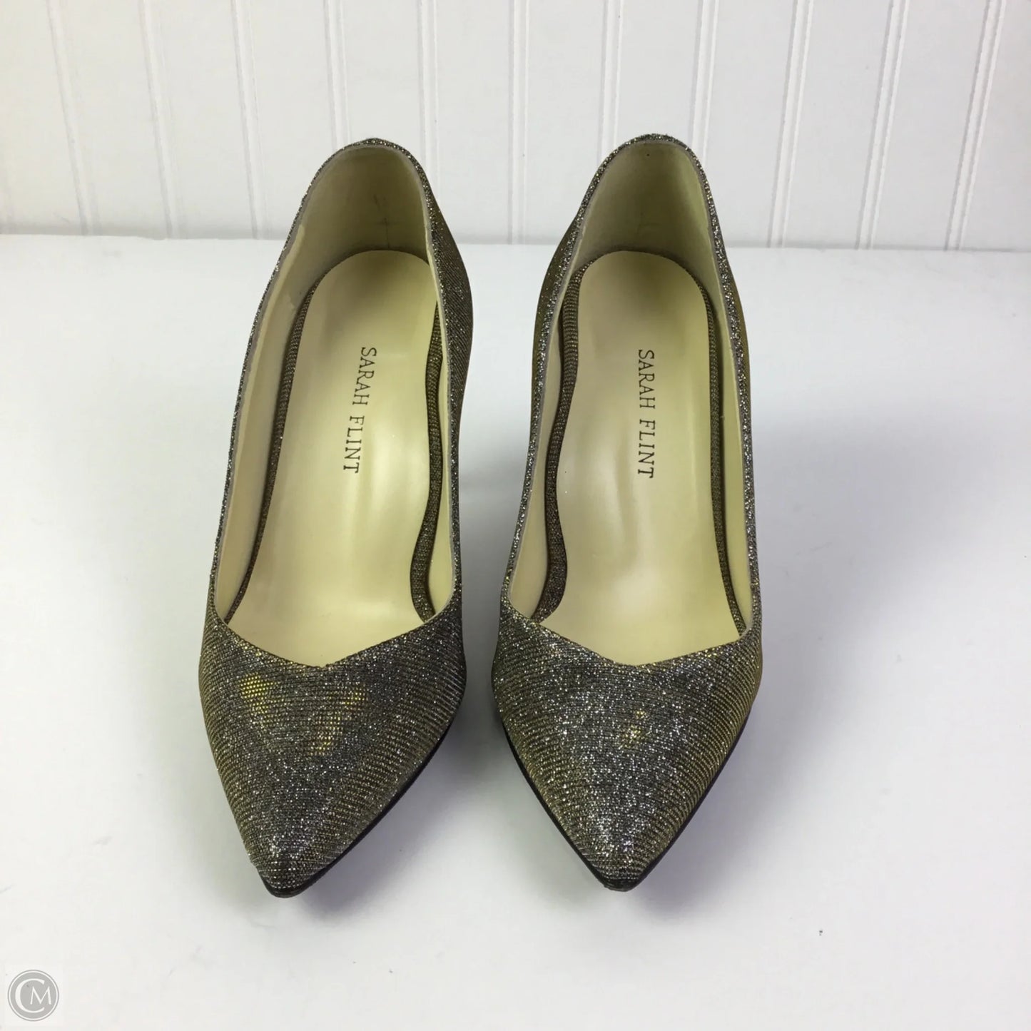 Shoes Heels Stiletto By Cma In Gold & Silver, Size: 6