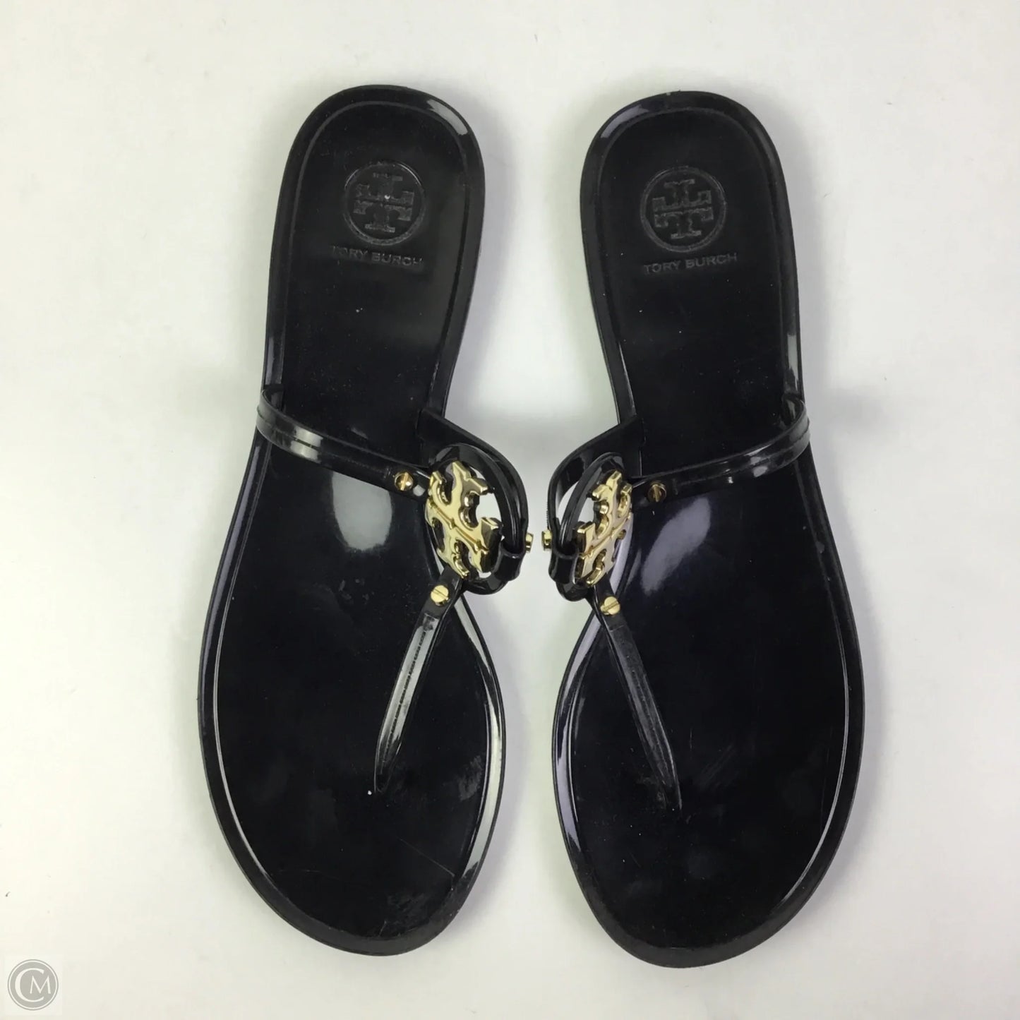 Sandals Designer By Tory Burch In Black, Size: 10