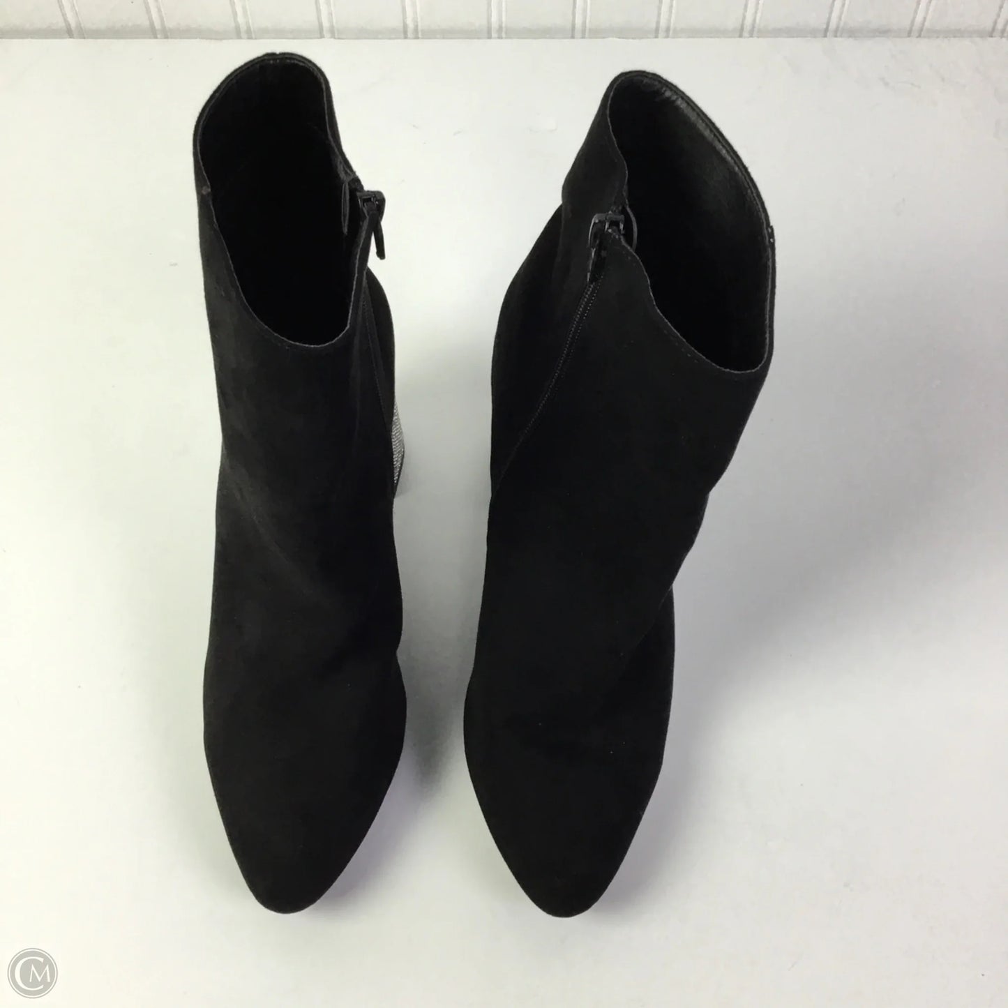 Boots Ankle Heels By Versona In Black, Size: 8.5