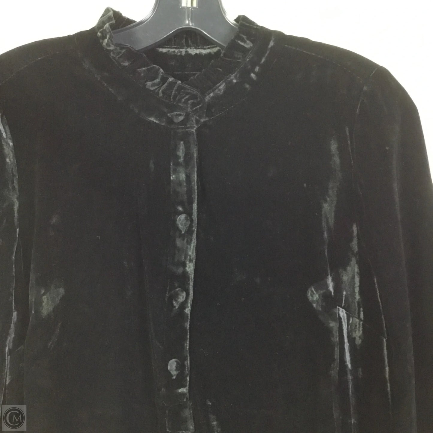 Blouse Long Sleeve By Talbots In Black, Size: S