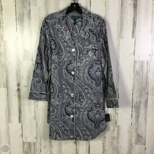 Nightgown By Lauren By Ralph Lauren In Blue & White, Size: L