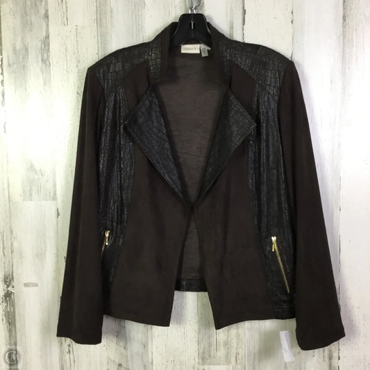 Blazer By Chicos In Brown, Size: M