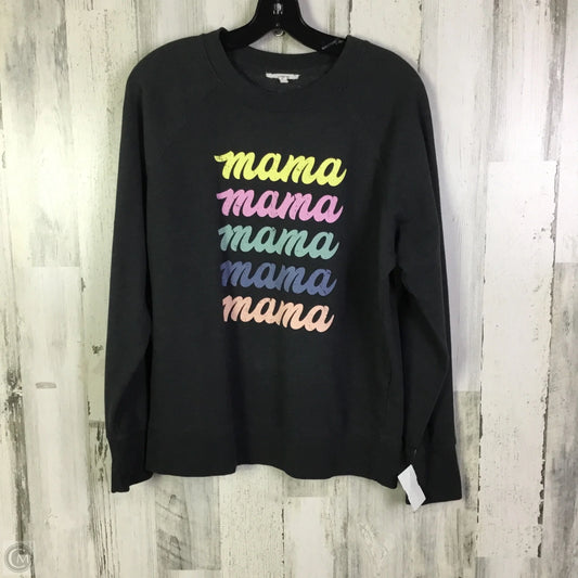 Sweatshirt Crewneck By Maurices In Grey, Size: S