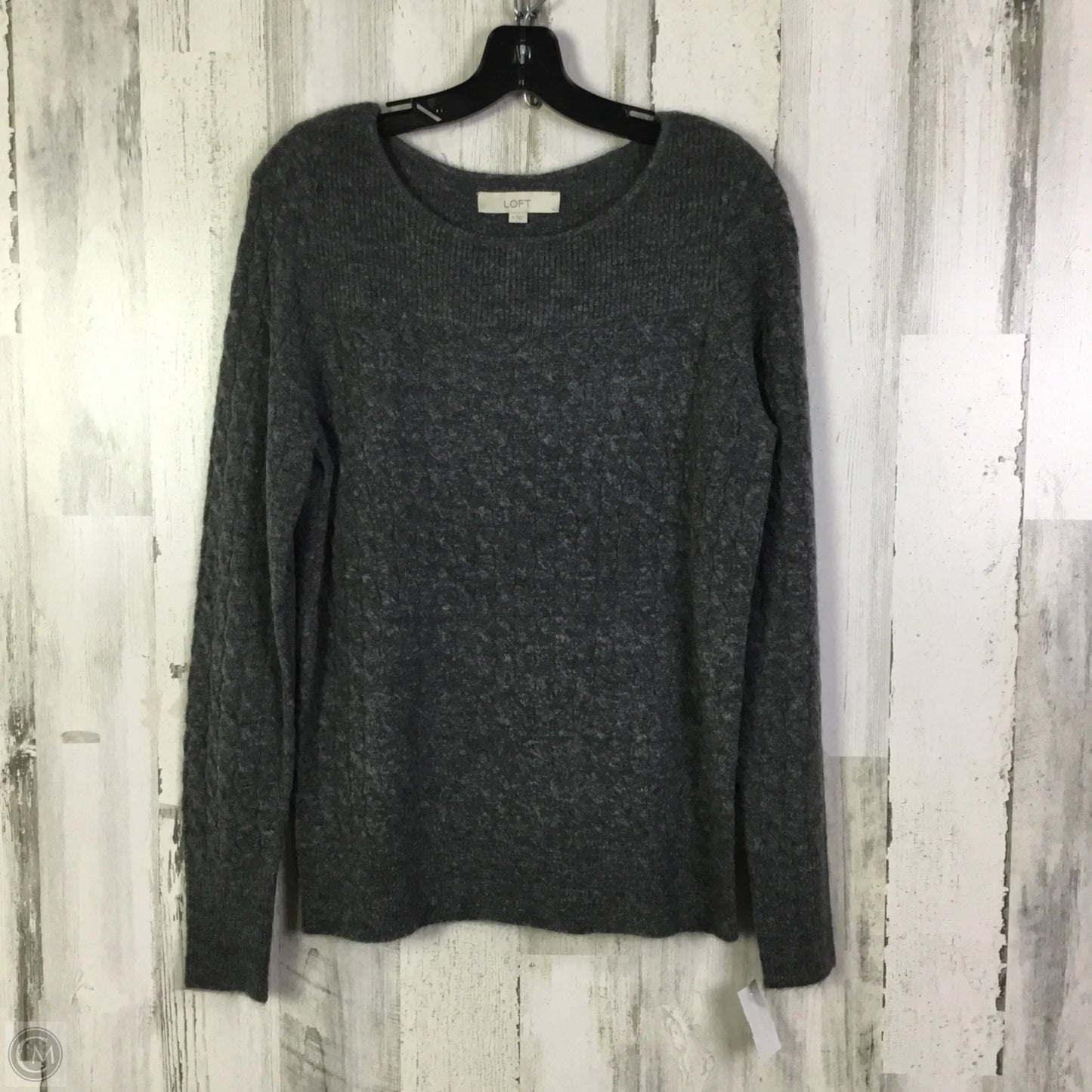 Sweater By Loft In Grey, Size: S
