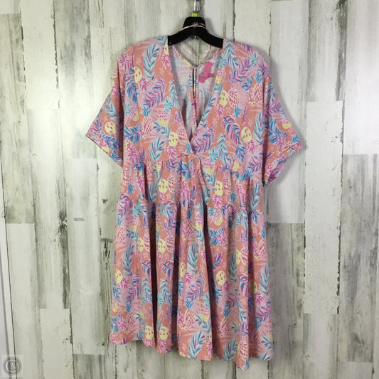 Dress Designer By Lilly Pulitzer In Peach, Size: L