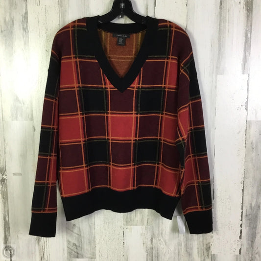 Sweater By Tahari By Arthur Levine In Red, Size: Xl