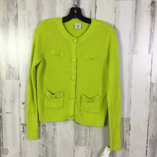 Sweater Cardigan By Cabi In Green, Size: M