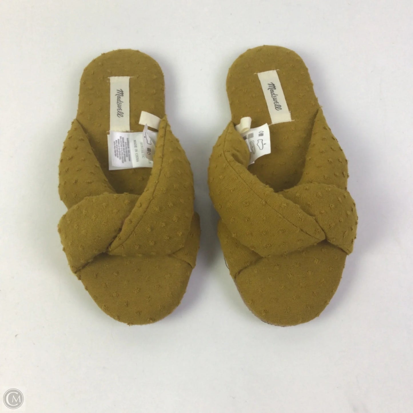 Slippers By Madewell In Chartreuse