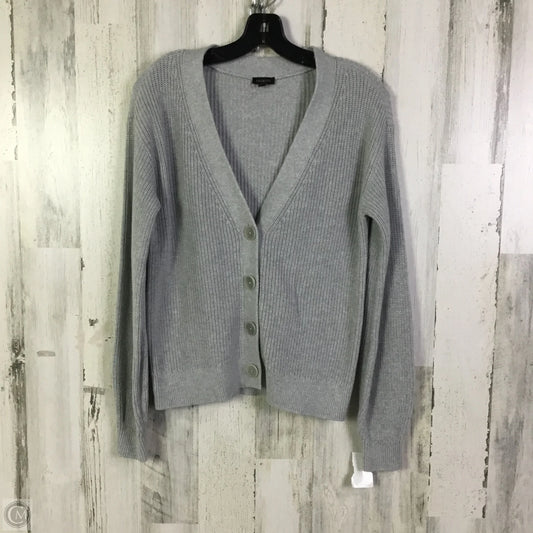Sweater Cardigan By Talbots In Grey, Size: Xs