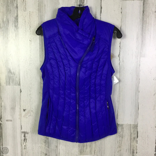 Vest Puffer & Quilted By Calvin Klein Performance In Blue, Size: S