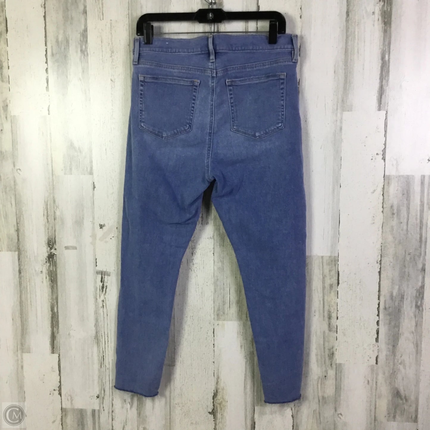 Jeans Skinny By Loft In Blue Denim, Size: 12