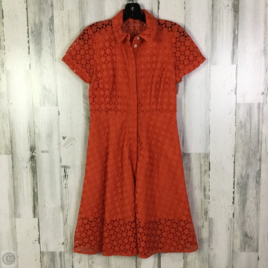 Dress Work By Ann Taylor In Orange, Size: Xsp