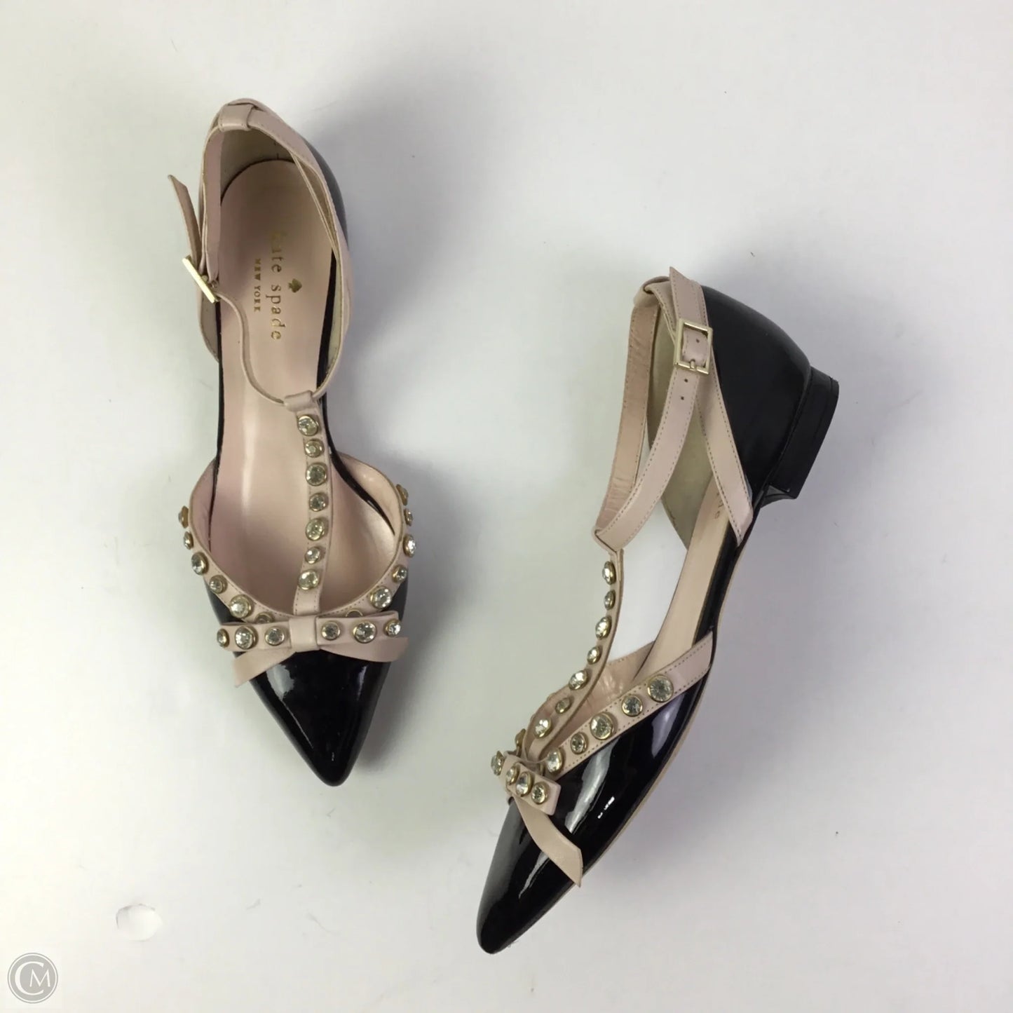 Shoes Designer By Kate Spade In Black & Pink, Size: 7