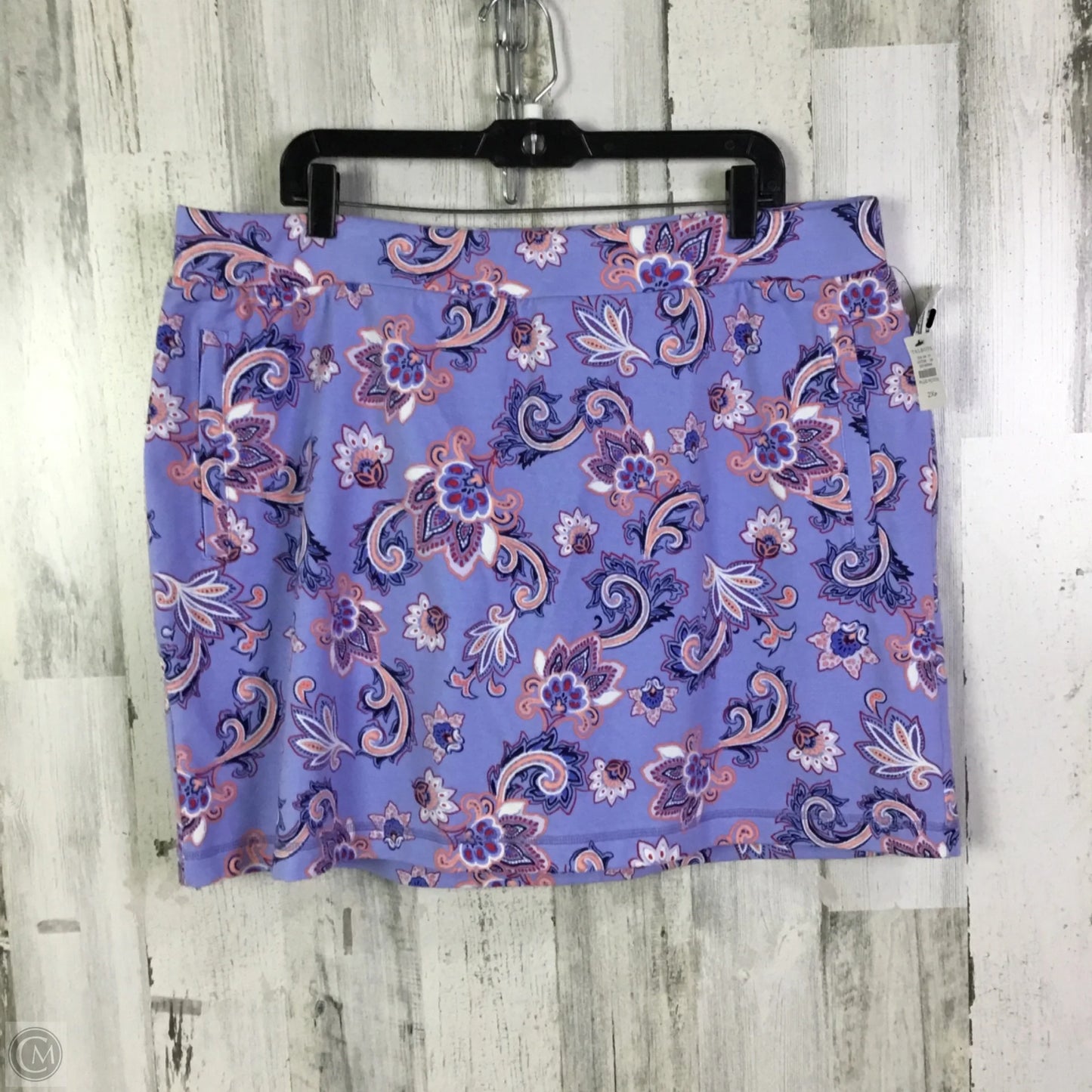 Skort By Talbots In Purple, Size: 22