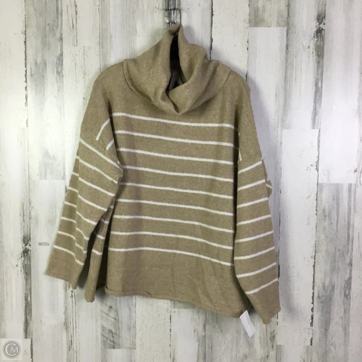 Sweater By Dreamers In Tan, Size: L