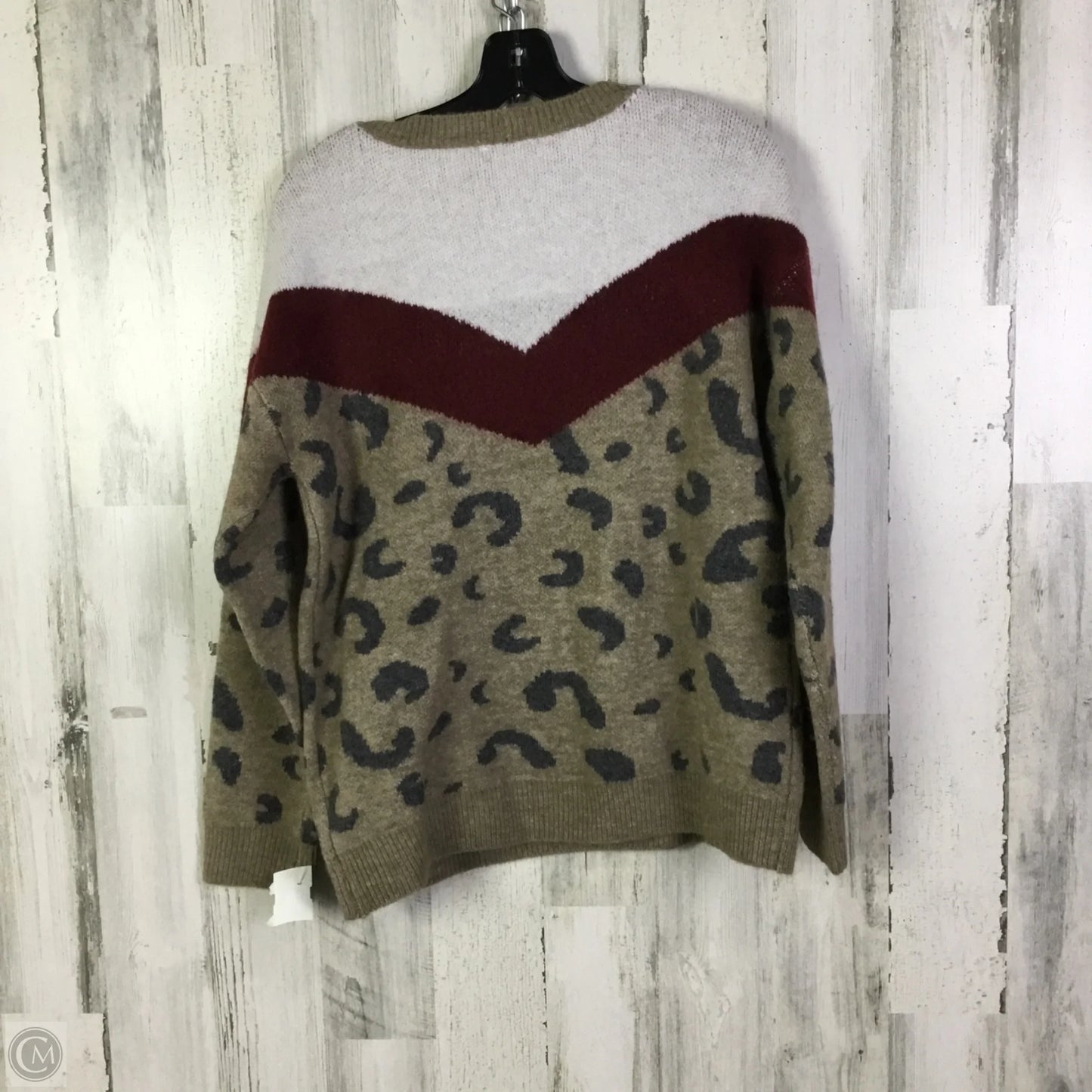 Sweater By Hem & Thread In Animal Print, Size: L