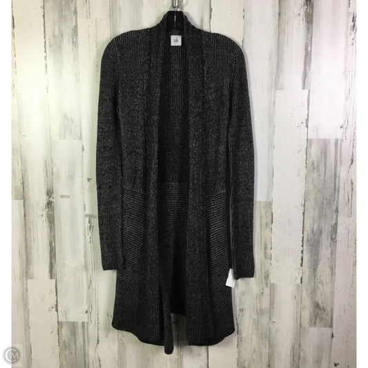 Sweater Cardigan By Cabi In Black & Grey, Size: S