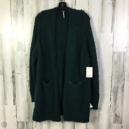 Sweater Cardigan By Free People In Green, Size: Xs