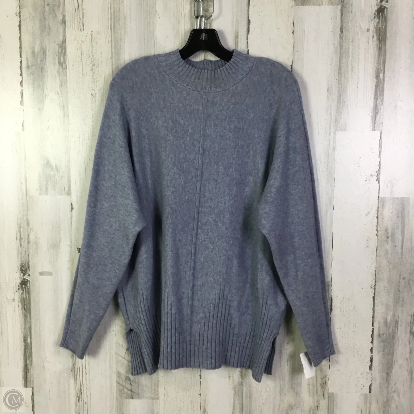 Sweater By Cyrus Knits In Blue, Size: L