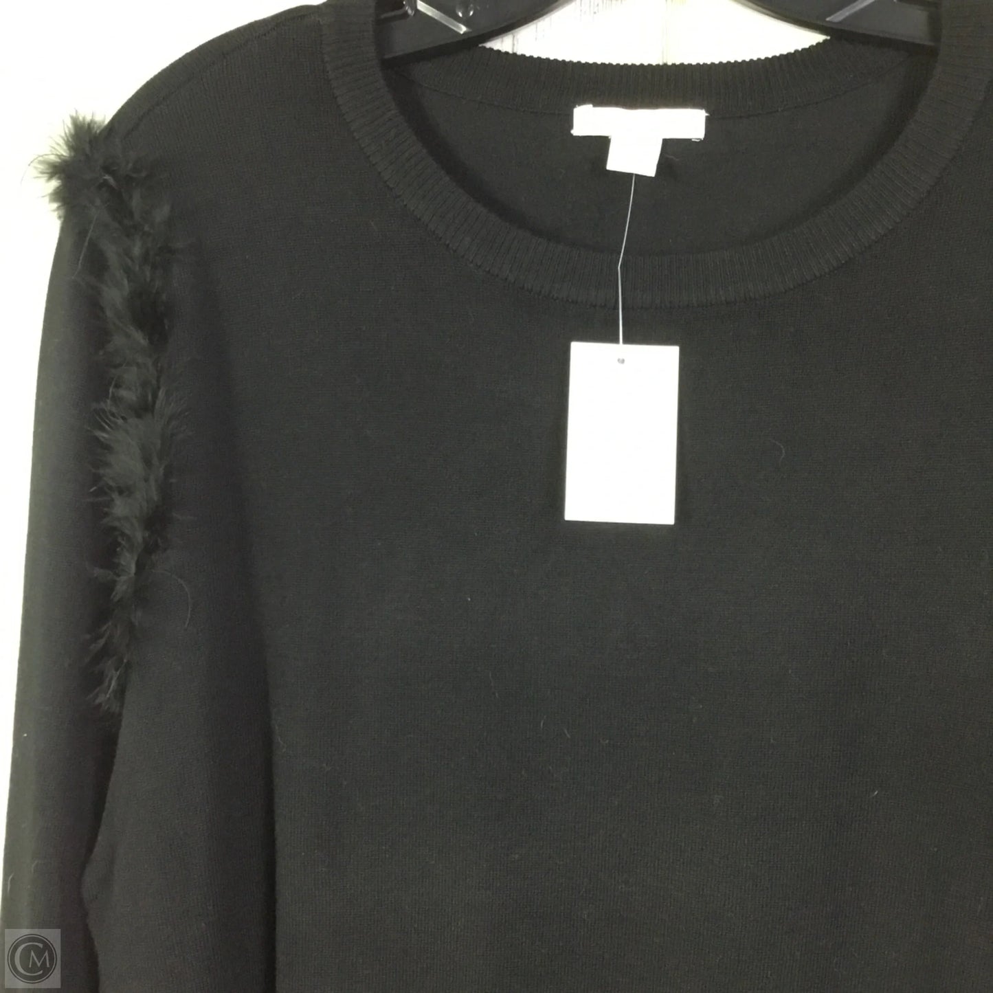 Sweater By Cato In Black, Size: L