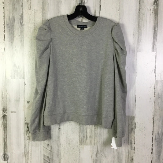 Sweatshirt Crewneck By Cynthia Rowley In Grey, Size: M