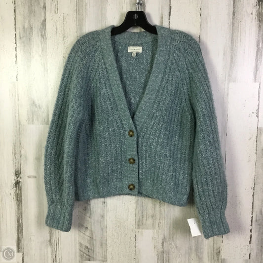 Sweater Cardigan By Lucky Brand In Blue, Size: Xs