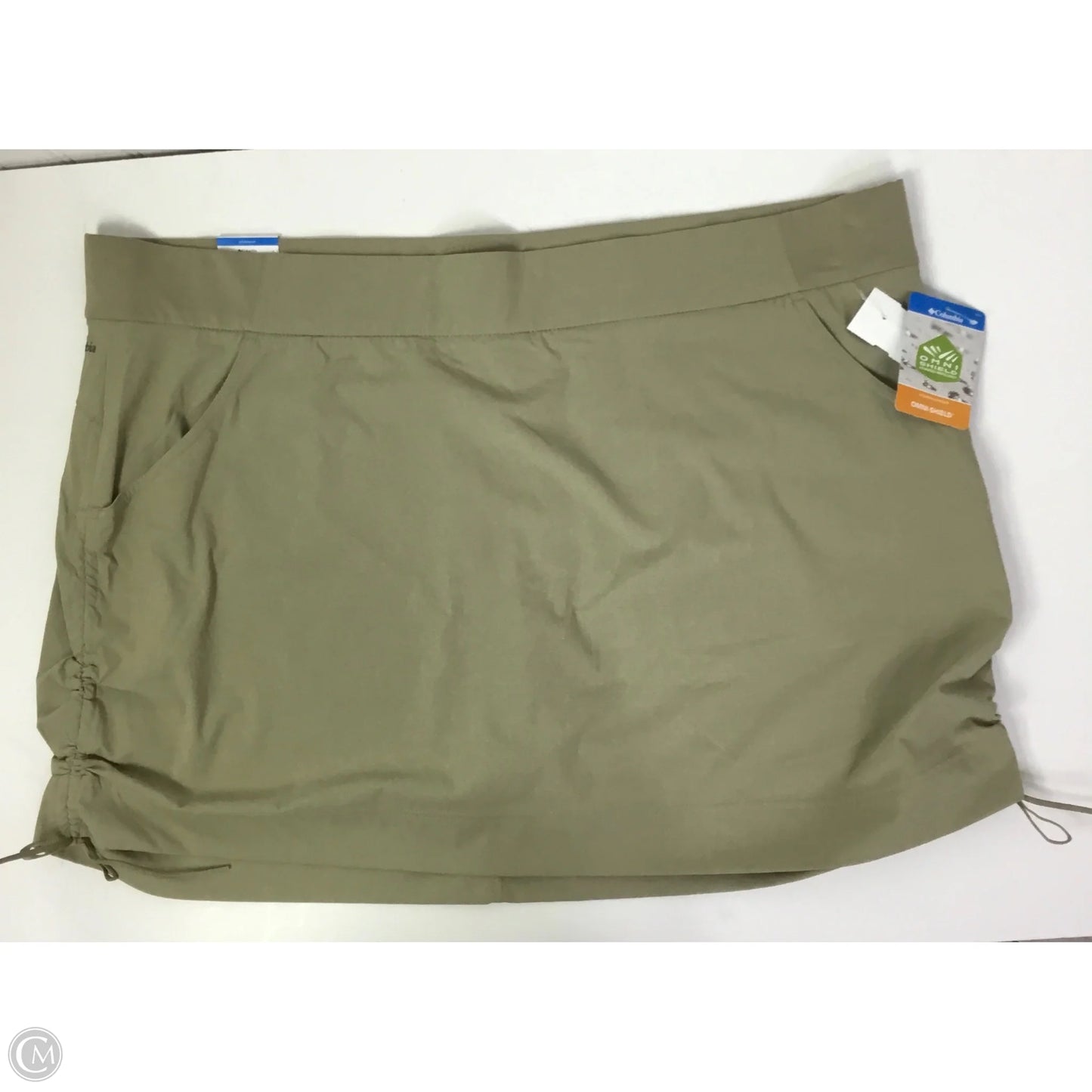 Athletic Skort By Columbia In Tan, Size: 3x