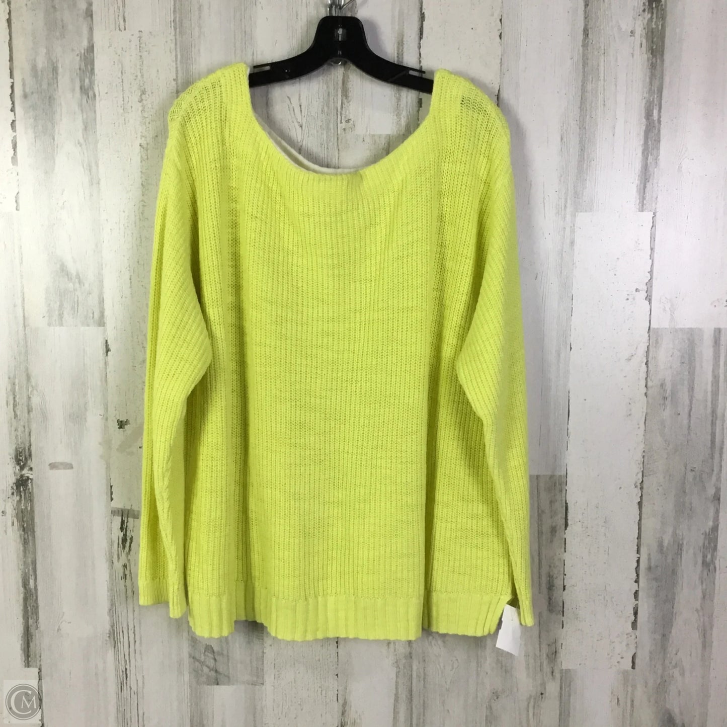 Sweater By Caslon In Yellow, Size: 1x