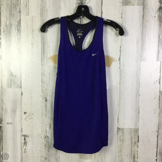 Athletic Tank Top By Nike Apparel In Blue, Size: L
