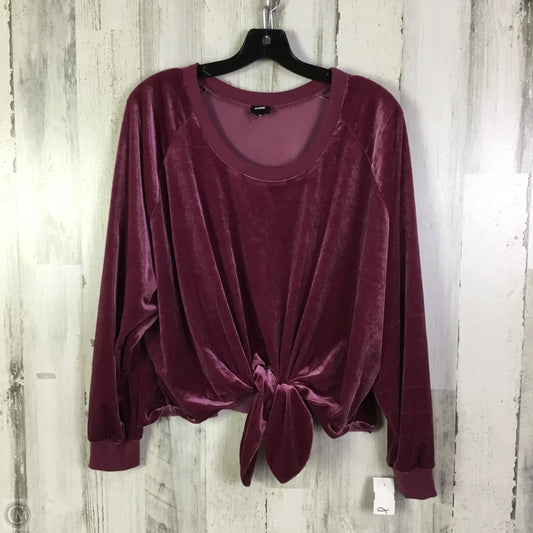Top Long Sleeve By Clothes Mentor In Pink, Size: S