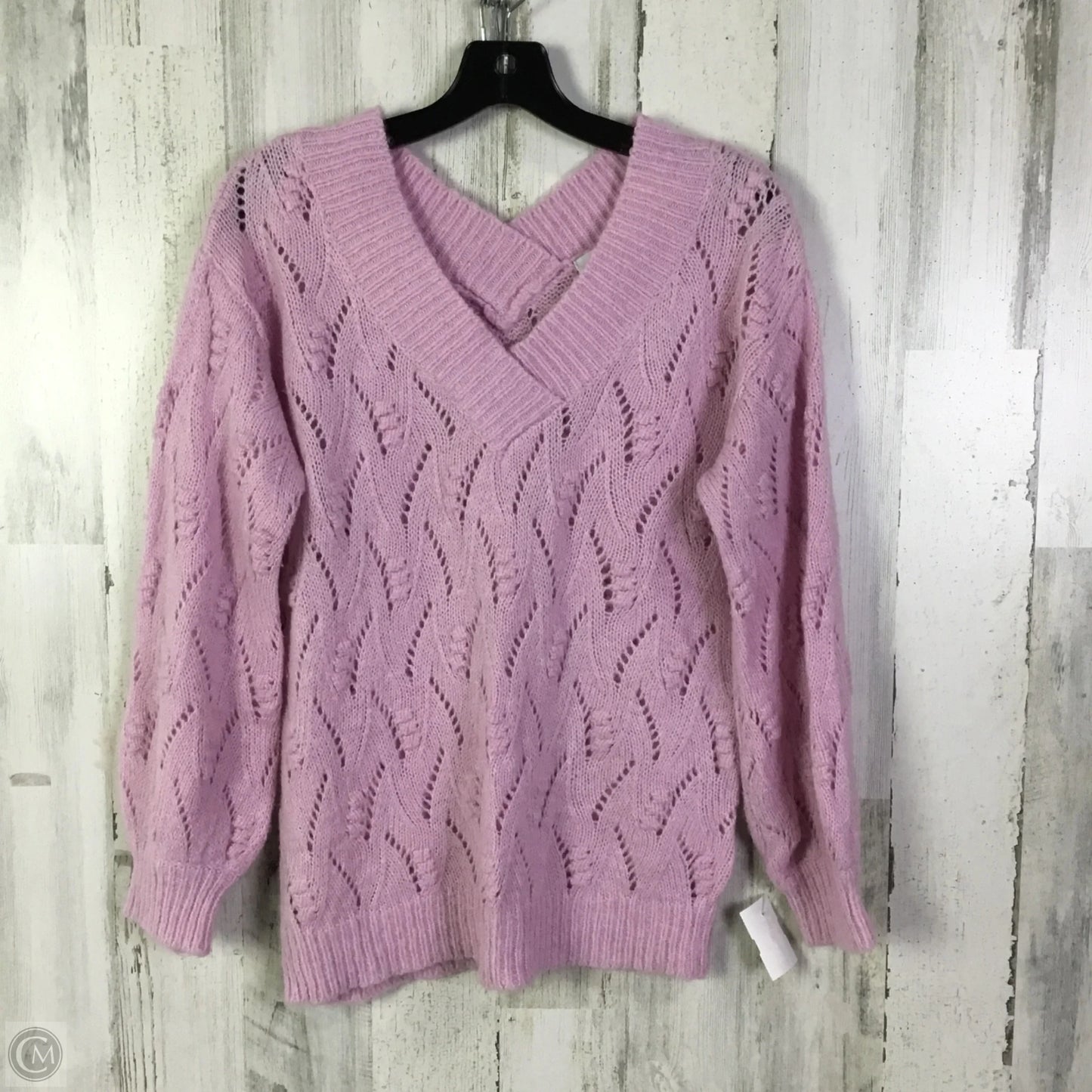 Sweater By Clothes Mentor In Pink, Size: M