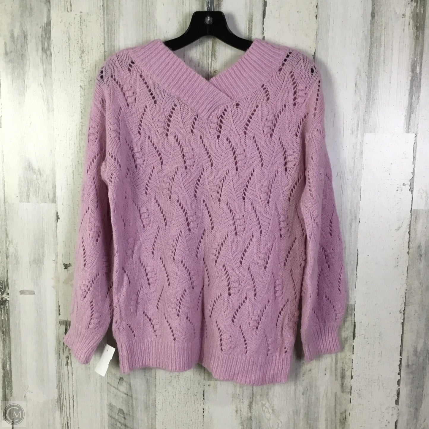 Sweater By Clothes Mentor In Pink, Size: M