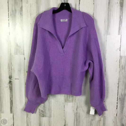 Sweater By Clothes Mentor In Purple, Size: M