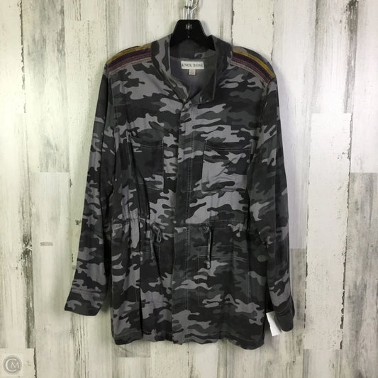 Jacket Utility By Knox Rose In Grey, Size: L