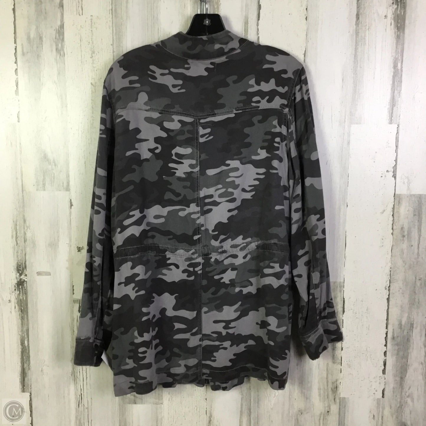 Jacket Utility By Knox Rose In Grey, Size: L