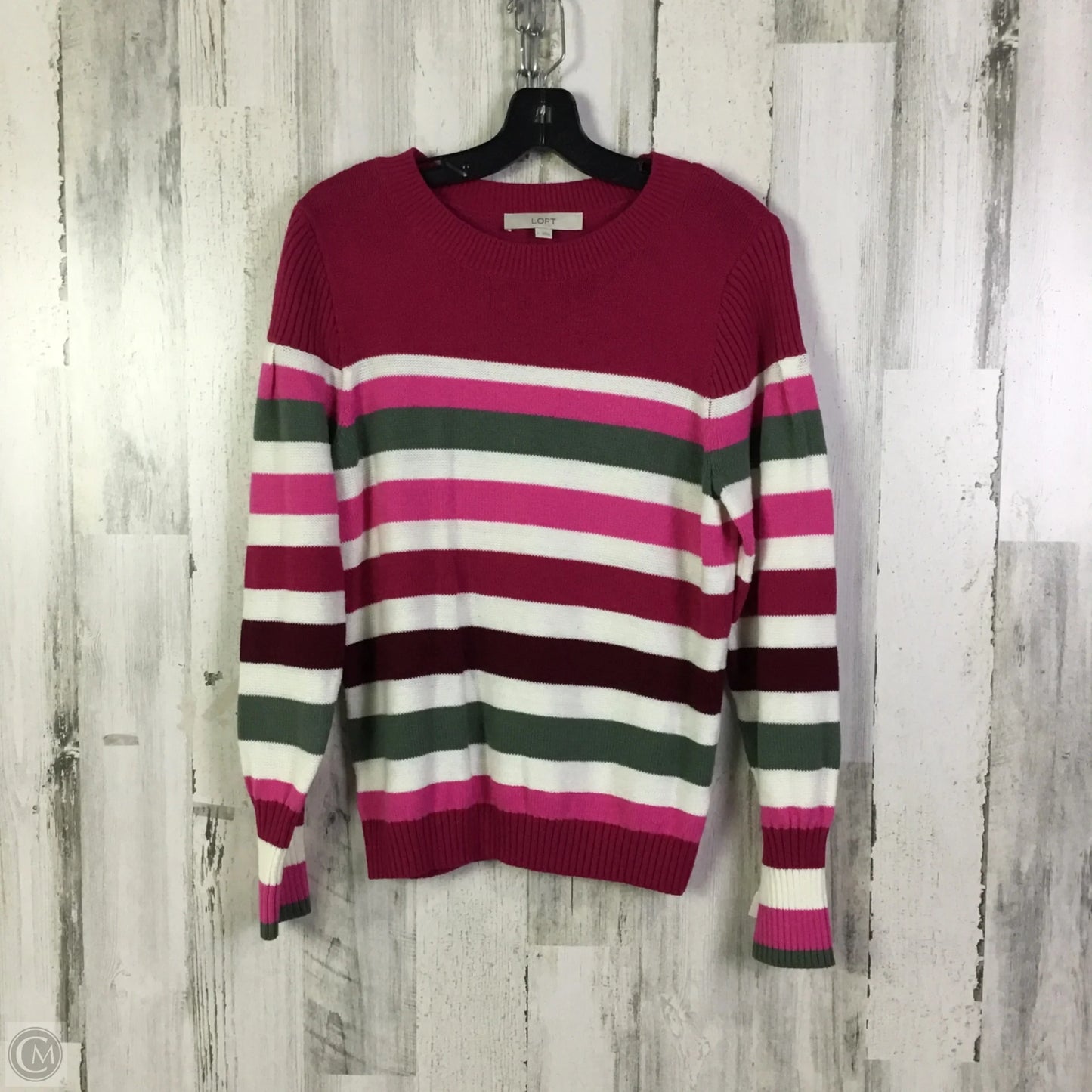 Sweater By Loft In Pink, Size: L