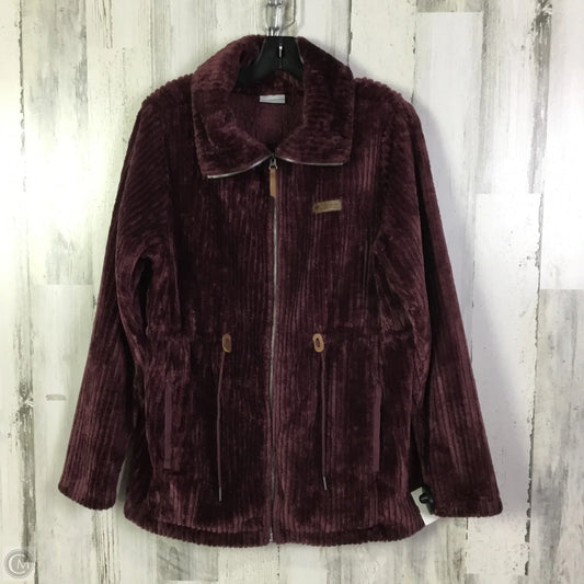 Jacket Faux Fur & Sherpa By Columbia In Purple, Size: L