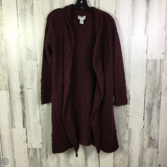 Sweater Cardigan By Soft Surroundings In Red, Size: M